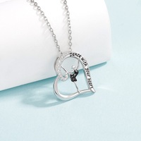 Collier de ballerine en argent sterling 925-Collier de danseuse de ballet Bijoux Cadeaux pour femmes filles