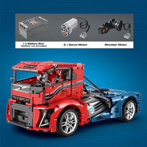 Reobrix 11008 for Iron Knight Truck 50-Piece <b>Building</b> <b>Block</b> Model Educational Assembly Remote Control Toy for Boys Ages - Product Image 2