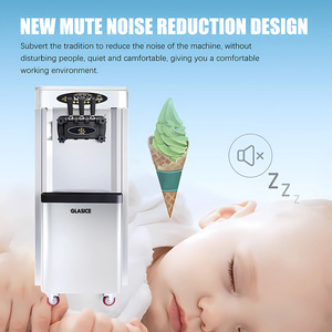 New giá đặc biệt 26L/h điện mềm-phục vụ <span class=keywords><strong>Ice</strong></span> <span class=keywords><strong>Cream</strong></span> Máy Maker với ba-màu Dispenser dễ dàng để hoạt động - Product Image 6