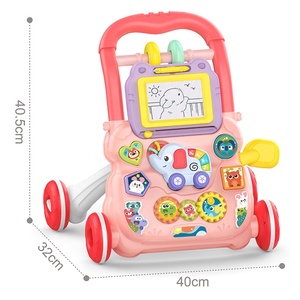 Multi Function Baby <strong>Walker</strong> Baby Push Toy Music Quality Baby <strong>Walker</strong> with and Music <strong>Pink</strong> - Product Image 2
