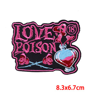 <span class=keywords><strong>Patch</strong></span> brodé <span class=keywords><strong>thermocollant</strong></span> de dessin animé pour vêtements, applique DIY, patchs de musique rock, patchs personnalisés avec logo, patchs fusibles - Product Image 2
