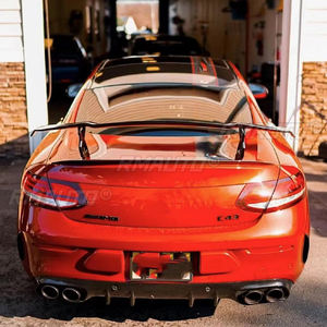 Alerón Trasero en Forma de V para Automóvil, Modificado en Negro Brillante, Compatible con Mercedes Benz Clase A, C, E, SL, S, GLC, W117, C117, C205, W204, W118 - Product Image 3