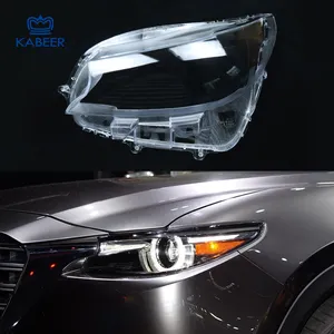 عدسة المصباح الأمامي لمازدا CX9 غطاء زجاجي استبدال ضوء السيارة الأمامي قذيفة السيارات