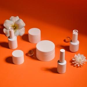 Ce chứng nhận mẫu miễn phí cổ trắng tùy chỉnh rỗng UV Gel Jar Nail Polish chai kem mỹ phẩm lớp biểu bì chai dầu với bàn chải cap - Product Image 4