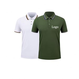 Camisetas de manga corta de verano de negocios cómodas y transpirables con logotipo impreso personalizado - Product Image 1