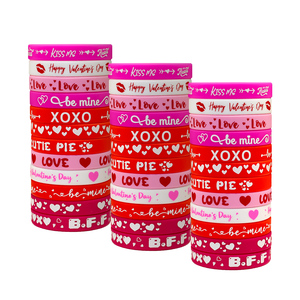 Pulsera de silicona personalizada para el Día de San Valentín, accesorios para parejas de hombres y mujeres adultos, pulsera de goma - Product Image 5