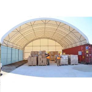 Abri de jardin en PVC 40'x40'x13' pour conteneur maritime, abri de stockage extérieur 20ft 40ft, auvent de conteneur maritime à <span class=keywords><strong>vendre</strong></span> - Product Image 1