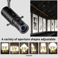 Projecteur LED sur rail COB Zoomable et Modulable pour Musées, Galeries d'Art et Expositions – Éclairage de Présentation de Peintures