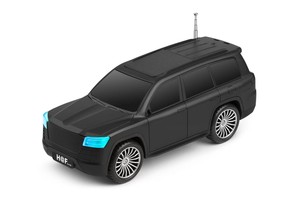 Nuevo Altavoz Inalámbrico para Auto GU-168 con Diseño Creativo de Auto Solar, Radio <span class=keywords><strong>FM</strong></span>/TF/USB, Altavoz Estéreo con Bajos, Altavoz Bluetooth Activo - Product Image 2