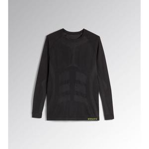 เสื้อผ้าป้องกันอันตราย Diadora Top Seamless Evo สีดำ ทรงเข้ารูป ระบายอากาศได้ดี ตะเข็บเชื่อมติดกัน - Product Image 1