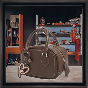 Women's <b>Small</b> Handheld Bowling Ball Bag Luxury Single Shoulder Crossbody Zipper High-End PU Large Capacity Versatile <b>Handbags</b> - Product Image 3