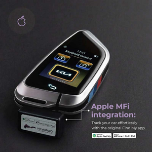 Clés de véhicule intelligentes personnalisables Keydroid avec écran LCD personnalisé pour toutes les voitures avec application Apple MFI Find My - Product Image 5