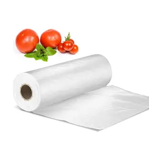 Fabriek Transparante Plastic Food Grade Zak Roll Plastic Zakken Handig Voedsel Rolls Voor Winkelen