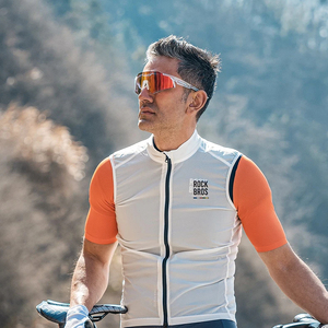 <span class=keywords><strong>Gafas</strong></span> de <span class=keywords><strong>Ciclismo</strong></span> <span class=keywords><strong>ROCKBROS</strong></span>, Marco Blanco, Cristal Transparente, Deportivas para Exteriores, Fotocromáticas, Polarizadas, Protección UV400, Personalizadas - Product Image 1