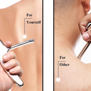 Outil IASTM en acier inoxydable, masseur triangulaire, massage des muscles du visage, <span class=keywords><strong>technique</strong></span> de libération myofasciale, Gua Sha, <span class=keywords><strong>manipulation</strong></span> des tendons plantaires - Product Image 2