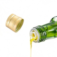 Bouchon verseur en plastique de qualité alimentaire pour bouteille d'huile d'olive, 31,5 * 24 mm, vente en gros