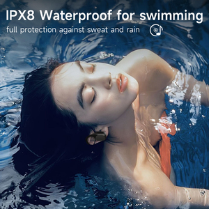 S10 हड्डी चालकता हेडफ़ोन IPx8 वाटरप्रूफ स्विमिंग हेडफ़ोन, mp3 मोड 32 जीबी मेमोरी डम्स इयरफ़ोन - Product Image 2