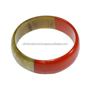 Andicraft-pulsera de madera y Resina 100% para mujer, brazalete, producto de diseñador, superventas - Product Image 3