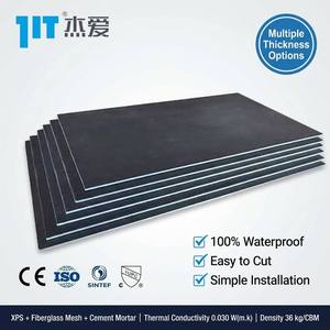 Panneau de support de carrelage imperméable en isolation thermique XPS pour sol et mur de salle de bain, composite en <span class=keywords><strong>polystyrène</strong></span> certifié CE - Product Image 1