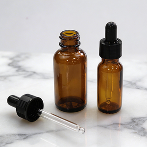 Flacon compte-gouttes en verre côtelé personnalisé de 5, 10, 15, 20, 30, 50, 100 ml (1 oz) pour huiles essentielles et emballage cosmétique - Product Image 1