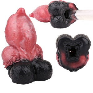 GEEBA Nuevo Diseño Dildo Hueco con Forma de Perro para Masturbación Masculina, Vagina de Bolsillo, Vagina de Fantasía, Funda de Silicona para Pene, Estimulador de Pene, Juguetes Sexuales - Product Image 1