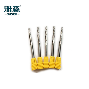 Fournisseur chinois Yasen, fraises à bois en carbure de haute qualité, taille longue, tige <span class=keywords><strong>droite</strong></span>, revêtement AlTin, fraisage en montée, prix d'usine - Product Image 2