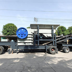 Triturador móvel portátil-trituração de rochas, pedras, minério de ferro, concreto-Preço do triturador de mandíbula diesel-trituração de pedras - Product Image 4