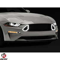 Calandre avant de style rock avec éclairage LED pour Mustang 2018-2022