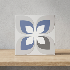 Diseño marroquí 400x400 Azulejo de piso de cerámica resistente Semi Porcelana Azulejos de estacionamiento Suelo impreso digitalmente para centro comercial de baño - Product Image 1