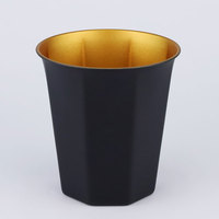 Seau à glace octogonal en acier inoxydable 304 de style coréen pour restaurants et bars, capacités 0,7/1,1/1,7L, seau à snacks