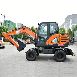 ZW ZUT Máquinas De Construção ZT75W-S Rodas Escavadeira Brand <span class=keywords><strong>New</strong></span> Escavadeira Digger Factory Price 6ton Escavadeira Rodas - Product Image 3