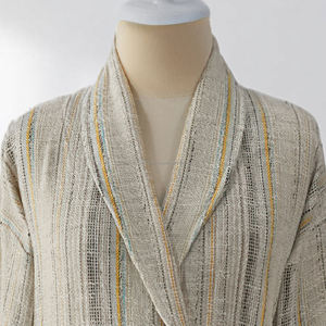 Peignoir unisexe 100% coton Best Seller Séchage rapide Vêtement de nuit d'été Tissu tissé respirant Léger Toute l'année ODM Fabriqué en Turquie - Product Image 2