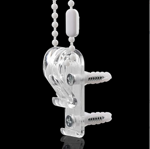 DISPOSITIF À CHAÎNE AVEUGLE CLIP DE CORDON DE SÉCURITÉ <span class=keywords><strong>POUR</strong></span> ENFANTS/POIGNÉE DE PINCE ROULEAU CLAIR/STORES ROMAINS ACCESSOIRES DE RIDEAU - Product Image 3