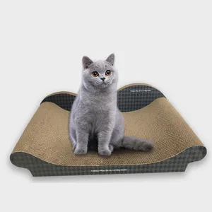 Factory Sofa Shape Modern Cat Scratcher Cat Lounge Bed 3 in 1 tiragraffi in cartone per gatti