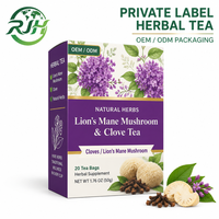Tisane Naturelle de Champignons Crinière de Lion et Clou de Girofle – Bien-être Digestif, Soin Apaisant, Boisson Herbal, Nettoyage et Confort Abdominal, Infusion Botanique Santé