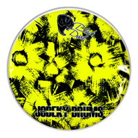 Beattello 20 Inch Single Bass Drum Head 5 Patterns with Circle PVC Material Musical Instrument Accessory