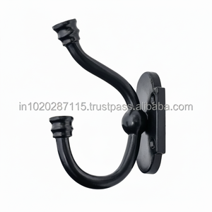 Ganchos de pared de hierro de primera calidad para baños y pasillos con detalles elegantes para casas de lujo y estilo antiguo - Product Image 1