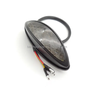ไฟท้ายเบรคหลังแบบ LED 3 สาย รุ่น HF BENMA <span class=keywords><strong>E24</strong></span> Emark พร้อมเลนส์รมดำ สำหรับรถมอเตอร์ไซค์วิบาก/รถมอเตอร์ไซค์คาเฟ่เรเซอร์ - Product Image 4