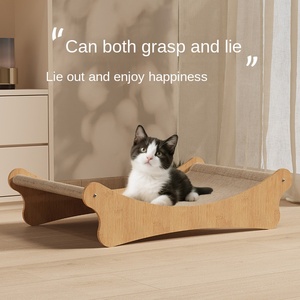 Tiragraffi per Gatti in Cartone Ondulato Multistrato ad Alta Densità, Nido Integrato Resistente all'Usura e ai Graffi, Divano Reclinabile per Gatti - Product Image 2