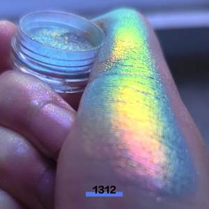Poudre de fard à <span class=keywords><strong>paupières</strong></span> multichrome changeante arc-en-ciel, effet caméléon, brillant, coloré, gelée, brillant - Product Image 2