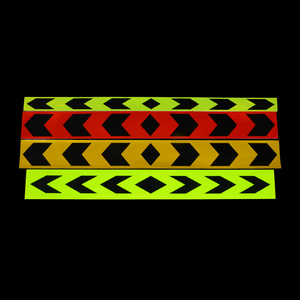 Adesivo di avvertenza di sicurezza con nastro riflettente <span class=keywords><strong>giallo</strong></span>/nero <span class=keywords><strong>fluorescente</strong></span> da 90 m - Product Image 6