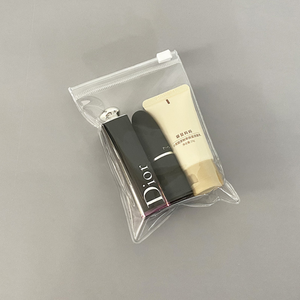 Wholesale travel zip storage bag ziplock mini zip pvc bag custom zip lock bags with slider