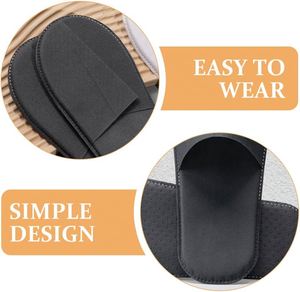 Chaussons d'hôtel jetables noirs de luxe modernes en tissu non tissé pour salon de beauté et SPA, écologiques, en promotion - Product Image 4