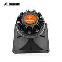 Haut-parleur de klaxon AK-HD344, tweeter, 1 pouce, bobine vocale de 25 mm, 4Ω, 50W RMS, 380W Max, 90dB, haut-parleur de klaxon piézoélectrique pour voiture, noir