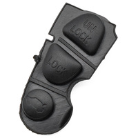 Carcasa de Goma ABS para Llave, 3 Botones, Repuesto de Botones para Tarjeta Inteligente, Almohadillas Protectoras para Botones, Botón de Tecla Suave