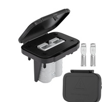 Connecteur rapide étanche pour batterie 50A, calibre 6-12, à montage encastré