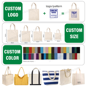 Wholesale Custom Logo Eco-friendly <b>Reusable</b> Large Blank Tote Yoga Mat <b>Bag</b> with Shoulder Handle Cotton Canvas - Product Image 6