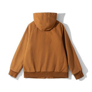 Men's Quilted Cotton-Padded Blazer Poncho Coat with Hood Kanye J30 Canvas - Product Image 6