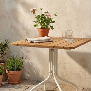 [BeNK] Table de repas d'extérieur très vendue pour jardin, véranda, cour arrière, pelouse, avec plateau en bois d'acacia certifié FSC - Product Image 3