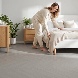 <span class=keywords><strong>Parquet</strong></span> en chêne <span class=keywords><strong>stratifié</strong></span> Uniclic Lock 10 mm, texture bois, grade E0, étanche, à lattes courtes, direct usine - Product Image 3